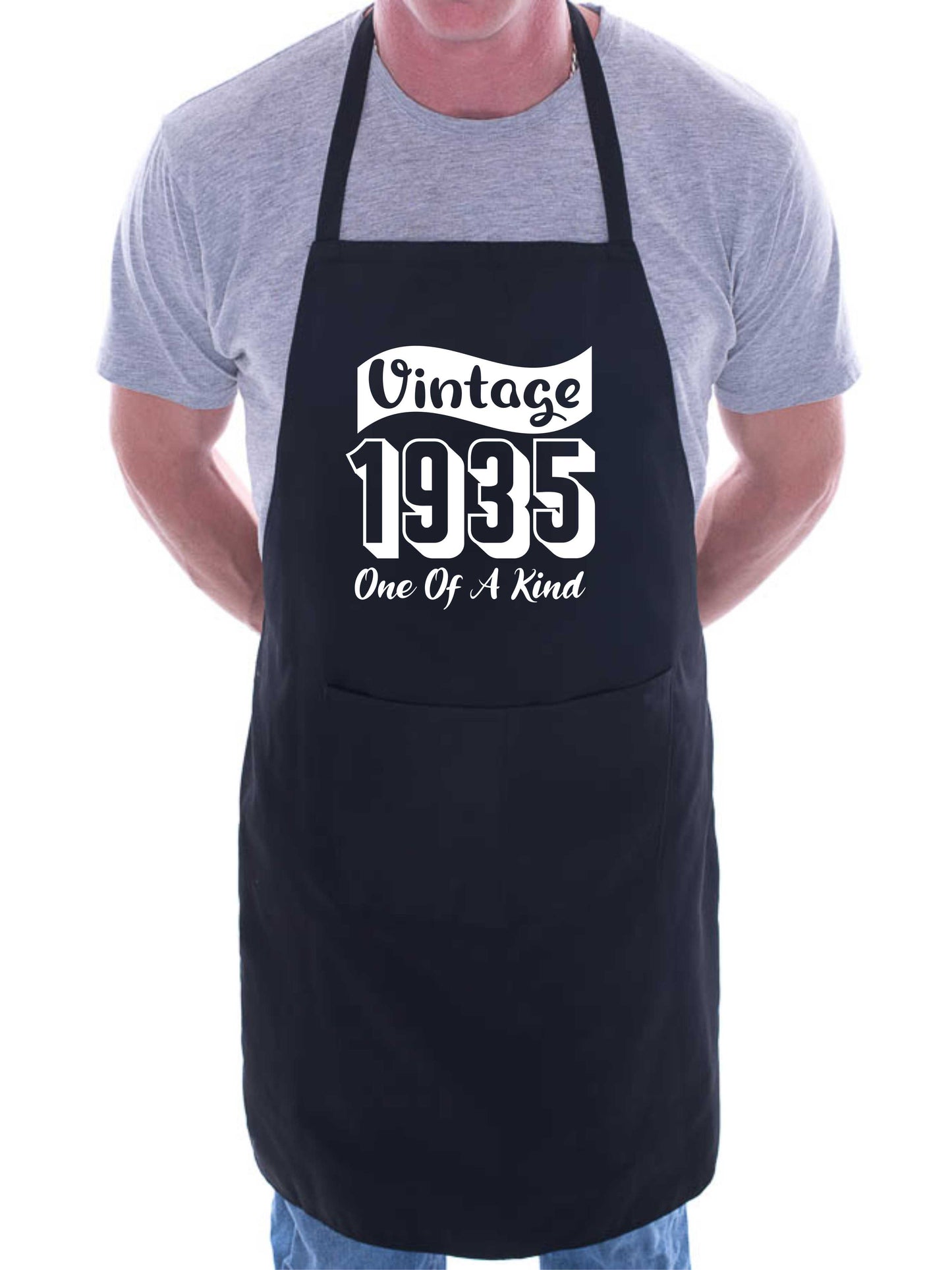 Vintage Birthday 1935 90th Birthday Funny Apron Novelty Baking BBQ