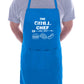 The Grill Chef  Apron Funny  Father's Day Birthday Gift Cooking Baking BBQ