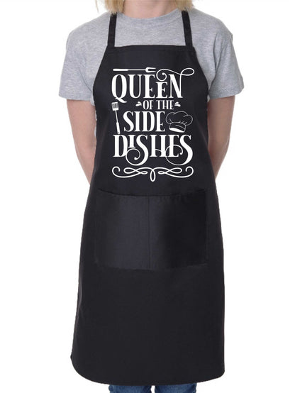 Queen Of Side Dishes Ladies Funny Apron Funny Birthday Gift Cooking Baking BBQ
