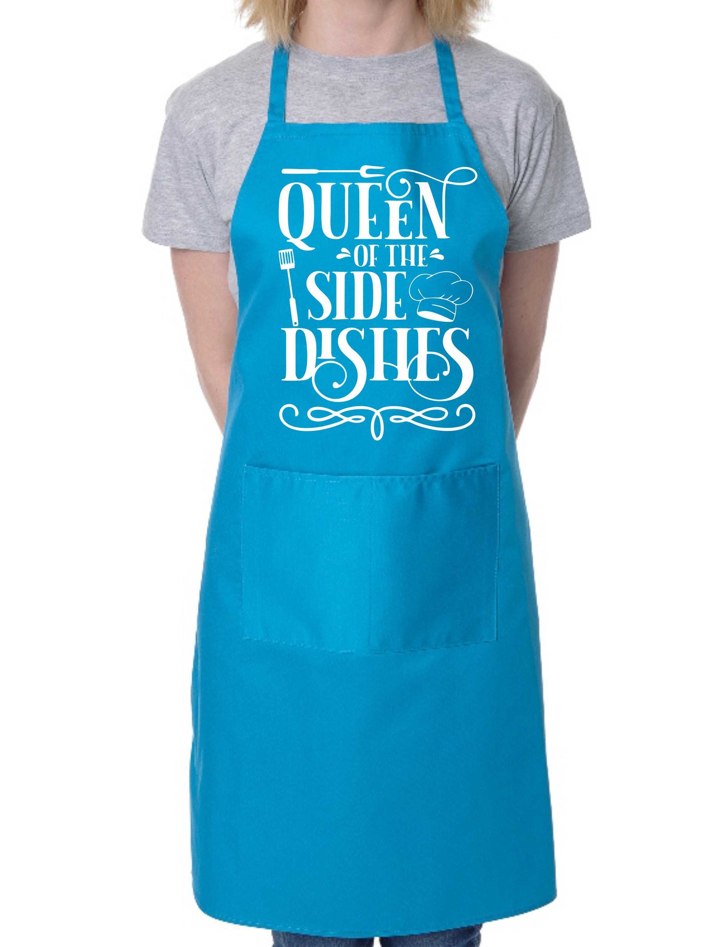 Queen Of Side Dishes Ladies Funny Apron Funny Birthday Gift Cooking Baking BBQ