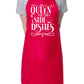 Queen Of Side Dishes Ladies Funny Apron Funny Birthday Gift Cooking Baking BBQ
