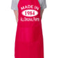 Made In 1984 40th Birthday BBQ Cooking Funny Novelty Apron