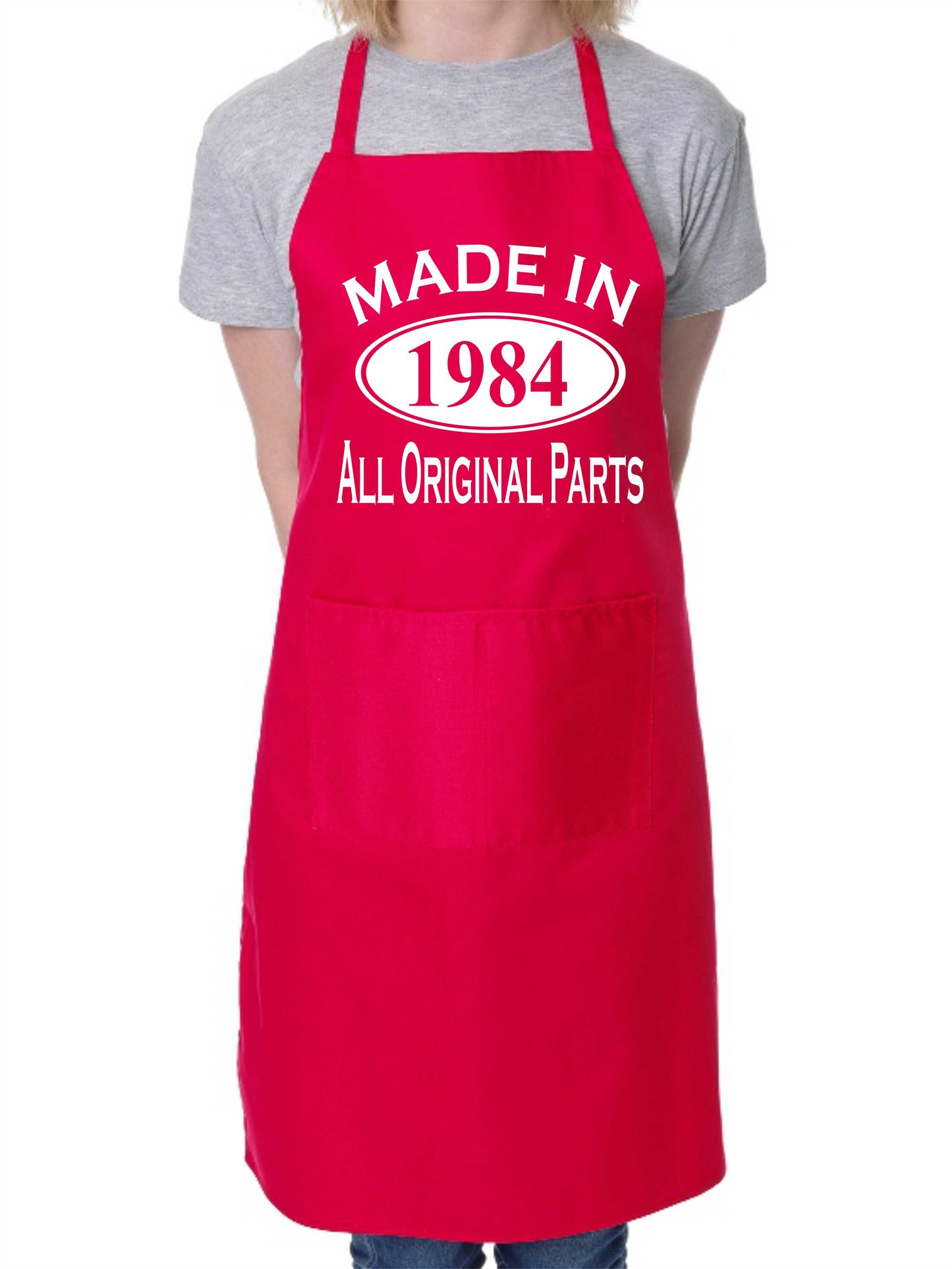 Made In 1984 40th Birthday BBQ Cooking Funny Novelty Apron