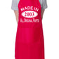 Made In 2003 21st Birthday BBQ Cooking Funny Novelty Apron