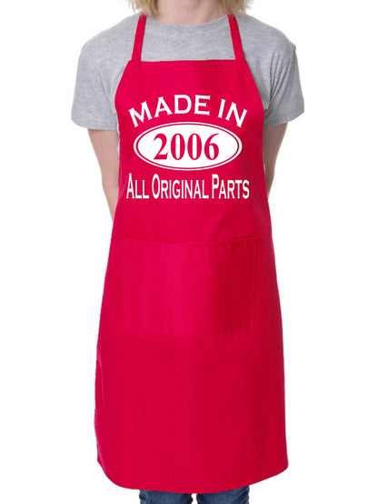 Made In 2006 18th Birthday BBQ Cooking Funny Novelty Apron