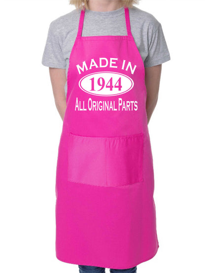 Made In 1944 80th Birthday BBQ Cooking Funny Novelty Apron