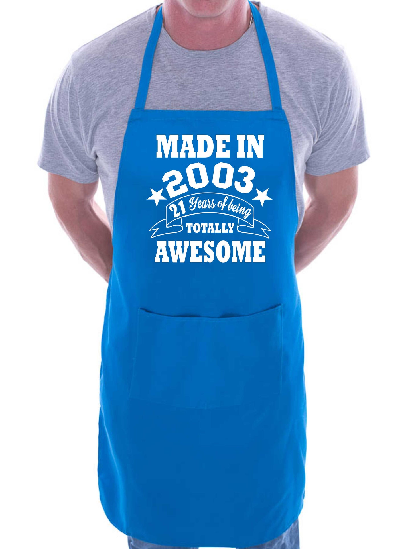 21st Birthday Made In 2003 BBQ Cooking Funny Novelty Apron