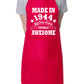 80th Birthday Made In 1944 BBQ Cooking Funny Novelty Apron