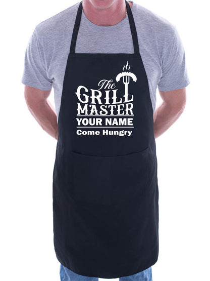 Personalised Apron The Grill Master Any Name Father's Day Birthday Funny Gift