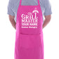 Personalised Apron The Grill Master Any Name Father's Day Birthday Funny Gift