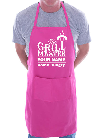 Personalised Apron The Grill Master Any Name Father's Day Birthday Funny Gift