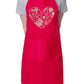 Bake Roll Heart Ladies Funny Apron Funny Birthday Gift Cooking Baking BBQ