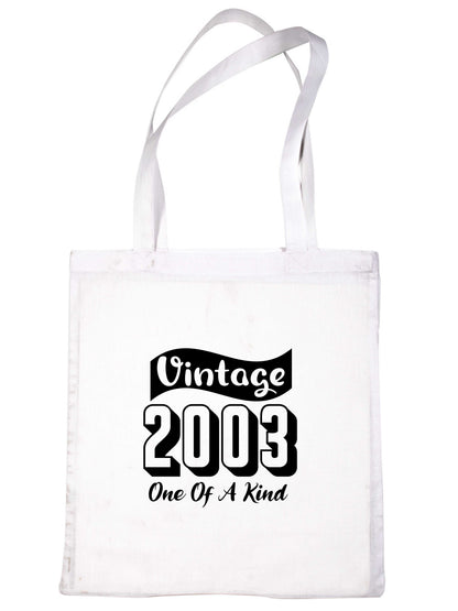 Born In 2003 21st Birthday Age 21 Funny Re Usuable Shopping Tote Bag