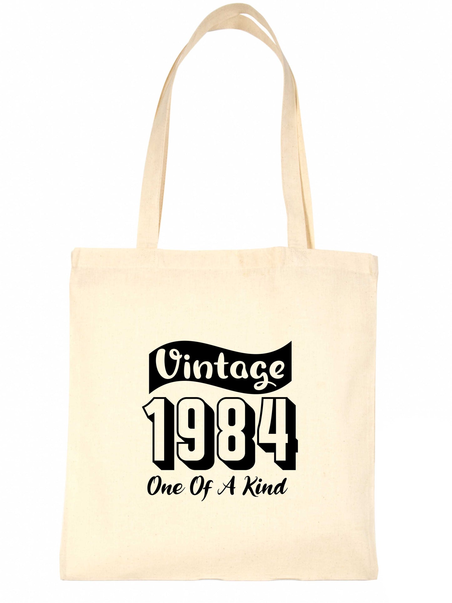 Born In 1984 40th Birthday Age 40 Funny Re Usuable Shopping Tote Bag
