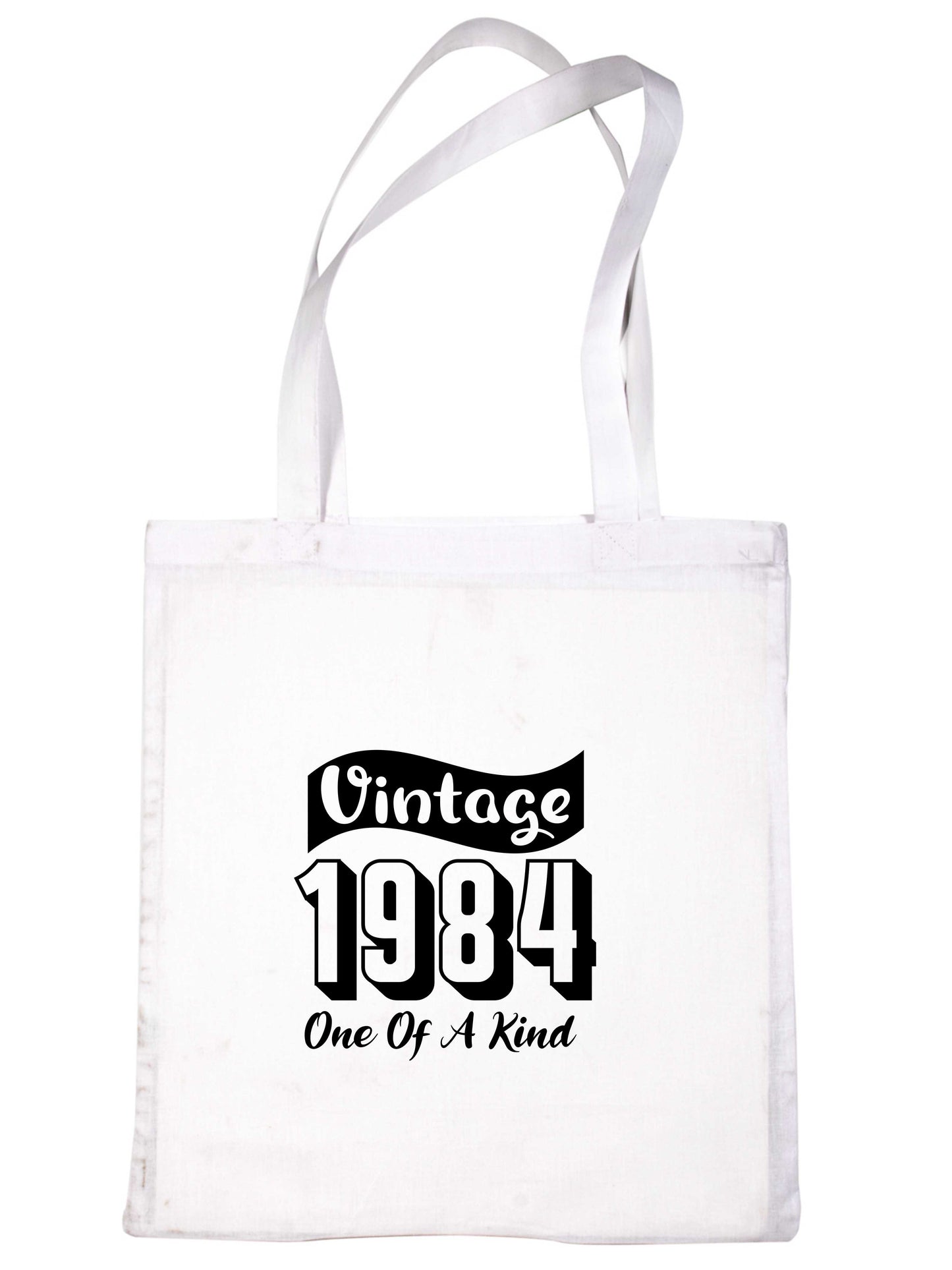 Born In 1984 40th Birthday Age 40 Funny Re Usuable Shopping Tote Bag