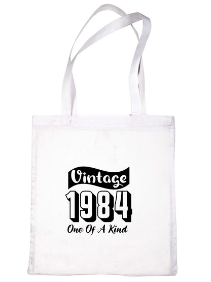 Born In 1984 40th Birthday Age 40 Funny Re Usuable Shopping Tote Bag