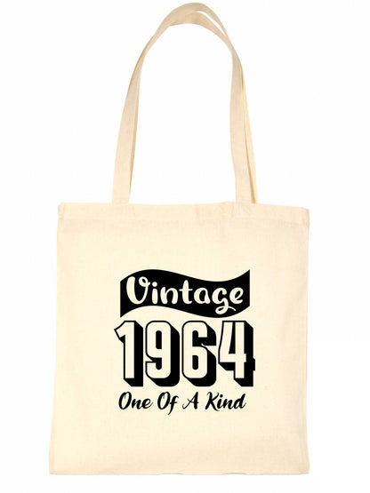Born In 1964 60th Birthday Age 60 Funny Re Usuable Shopping Tote Bag