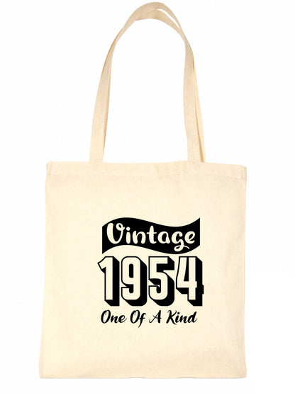 Born In 1954 70th Birthday Age 70 Funny Re Usuable Shopping Tote Bag