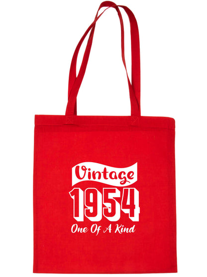 Born In 1954 70th Birthday Age 70 Funny Re Usuable Shopping Tote Bag