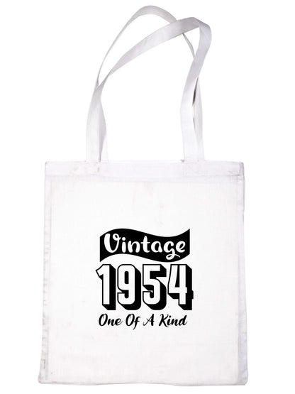 Born In 1954 70th Birthday Age 70 Funny Re Usuable Shopping Tote Bag