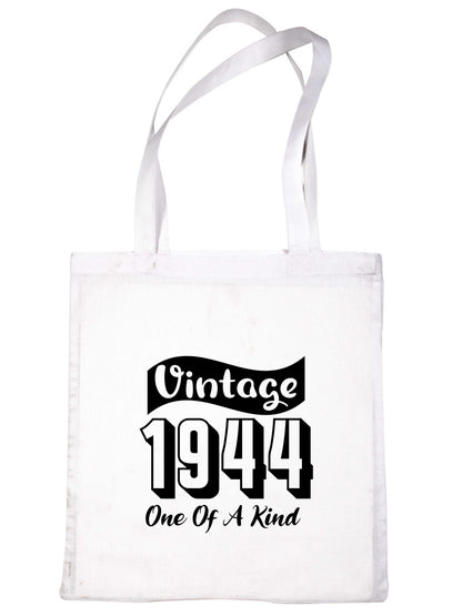 Born In 1944 80th Birthday Age 80 Funny Re Usuable Shopping Tote Bag