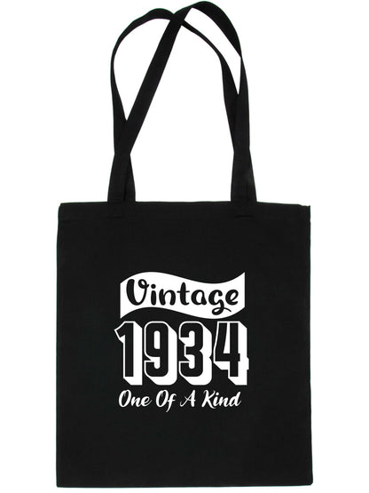 Born In 1934 90th Birthday Age 90 Funny Re Usuable Shopping Tote Bag