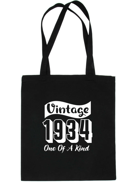 Born In 1934 90th Birthday Age 90 Funny Re Usuable Shopping Tote Bag