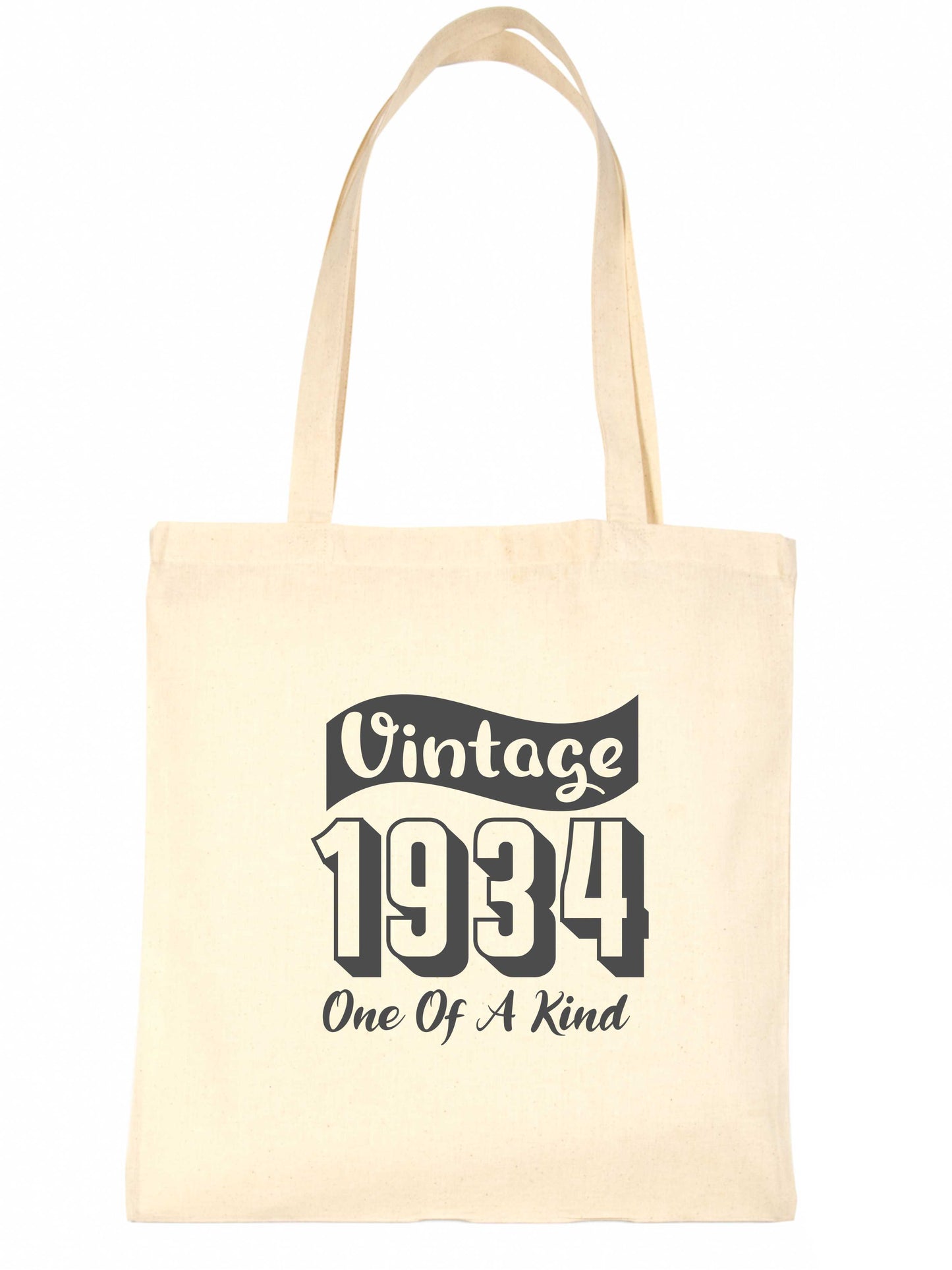 Born In 1934 90th Birthday Age 90 Funny Re Usuable Shopping Tote Bag