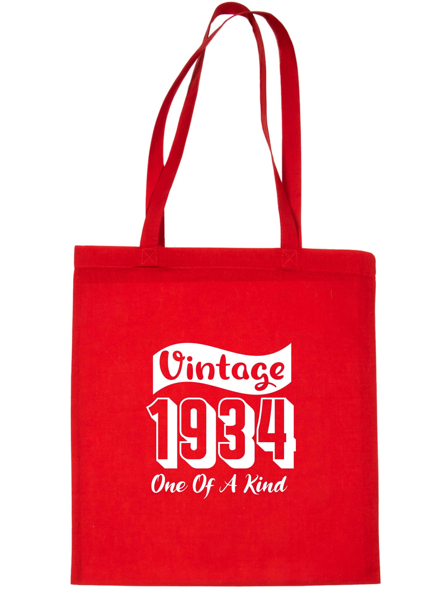 Born In 1934 90th Birthday Age 90 Funny Re Usuable Shopping Tote Bag