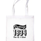 Born In 1934 90th Birthday Age 90 Funny Re Usuable Shopping Tote Bag