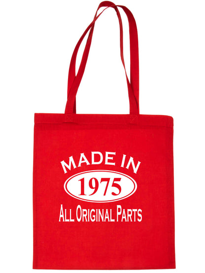 Print4u Shopping Tote Bag For Life Made In 1975 50th Birthday