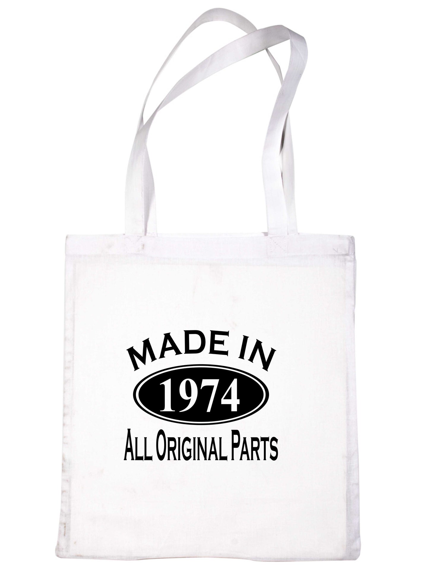 Print4u Shopping Tote Bag For Life Made In 1974 50th Birthday