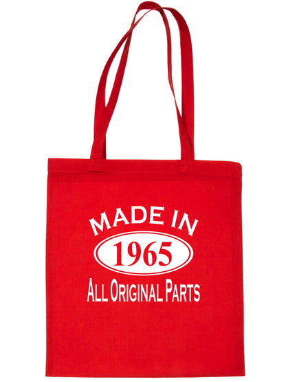 Print4u Shopping Tote Bag For Life Made In 1965 60th Birthday