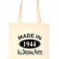 Print4u Shopping Tote Bag For Life Made In 1944 80th Birthday