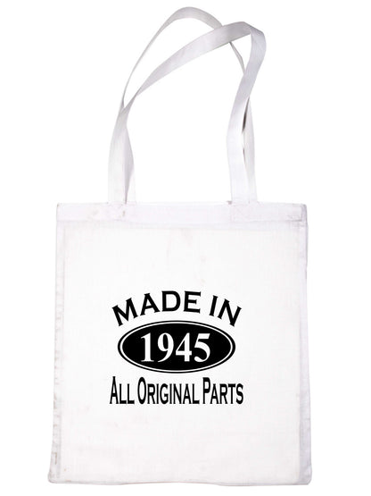 Print4u Shopping Tote Bag For Life Made In 1945 80th Birthday
