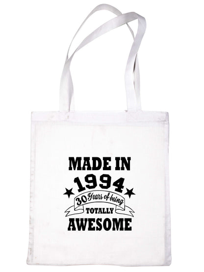 Made In 1994 30th Birthday Tote Bag Shopping Tote Reusable Bag For Life