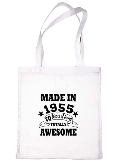 Print4u Shopping Tote Bag For Life Born In 1955 70th Birthday