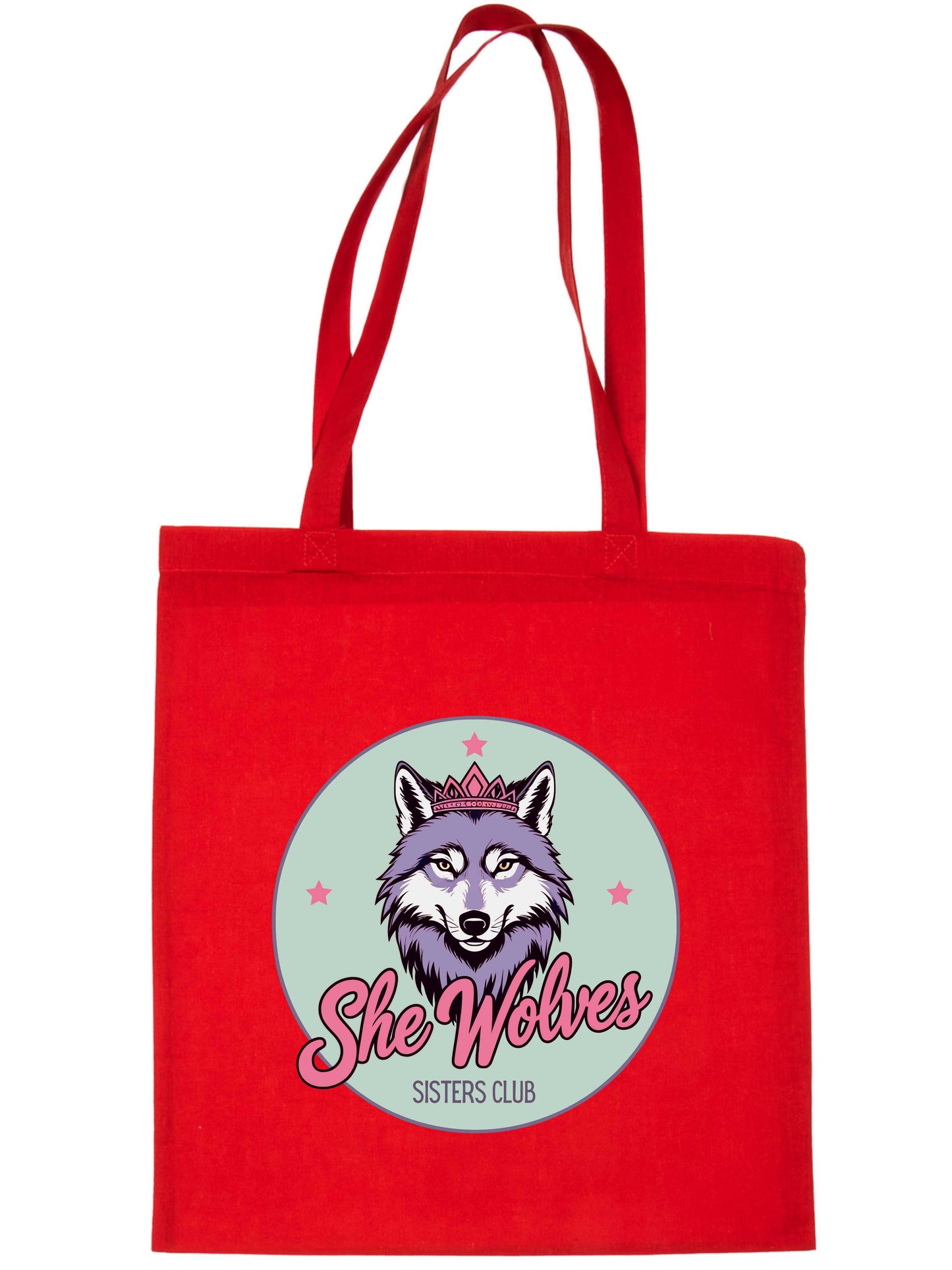 She Wolves Sisters Club Lightweight Cotton Tote Bag