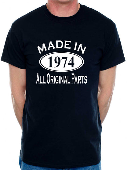 Made in 1974 50th Birthday T-Shirt Age 50