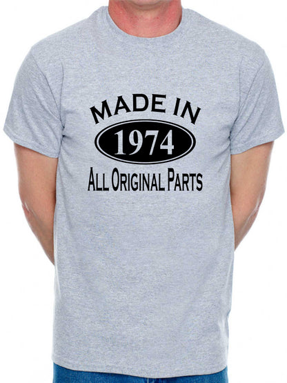 Made in 1974 50th Birthday T-Shirt Age 50