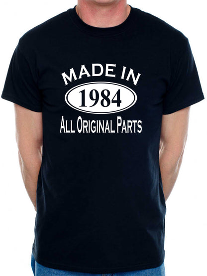 40th Men's Birthday T-Shirt Made in 1984 Tee Shirt Age 40 Birthday Gift for Men