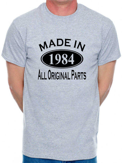 40th Men's Birthday T-Shirt Made in 1984 Tee Shirt Age 40 Birthday Gift for Men