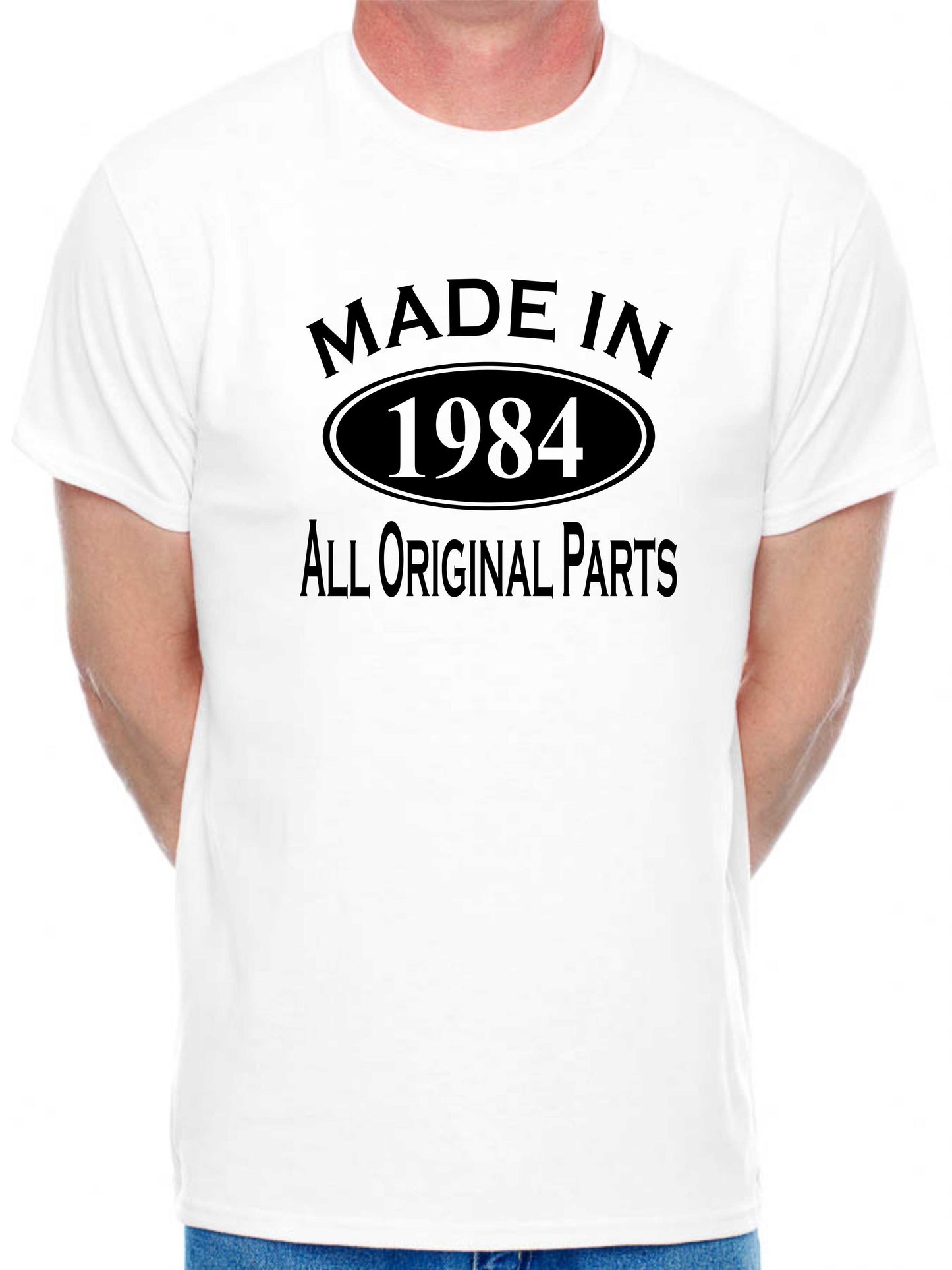 40th Men's Birthday T-Shirt Made in 1984 Tee Shirt Age 40 Birthday Gift for Men