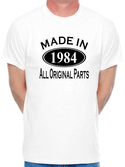 40th Men's Birthday T-Shirt Made in 1984 Tee Shirt Age 40 Birthday Gift for Men