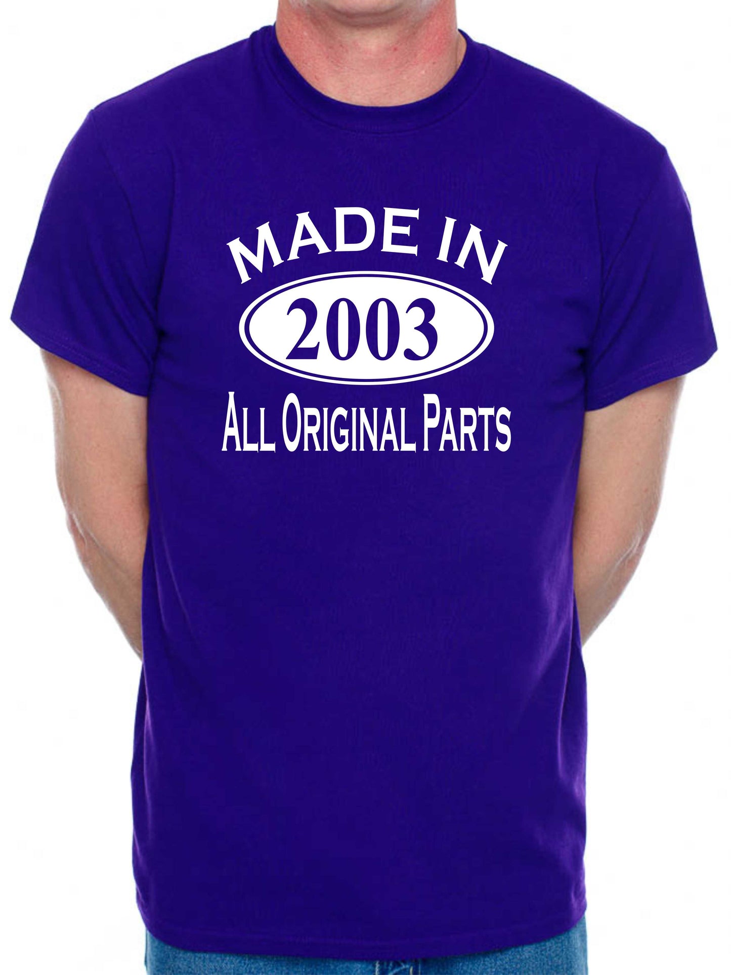 Made in 2003 21st Men's Birthday T-Shirt Age 21
