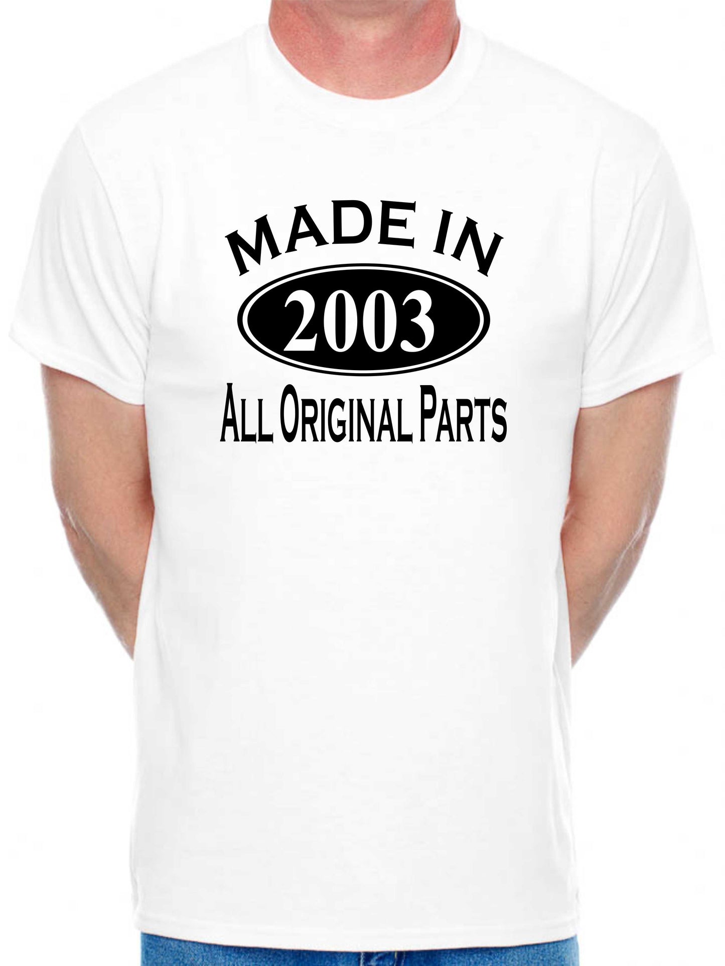 Made in 2003 21st Men's Birthday T-Shirt Age 21