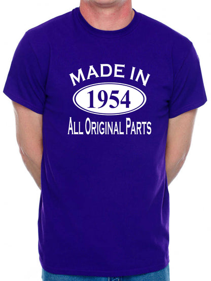 Made in 1954 70th Men's Birthday T-Shirt Age 70