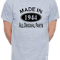 Made in 1944 80th Men's Birthday T-Shirt Age 80