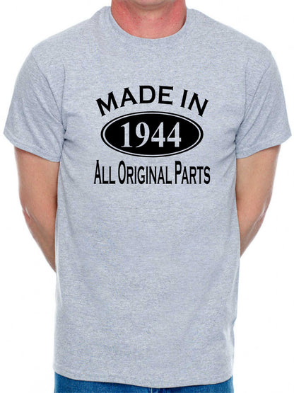 Made in 1944 80th Men's Birthday T-Shirt Age 80