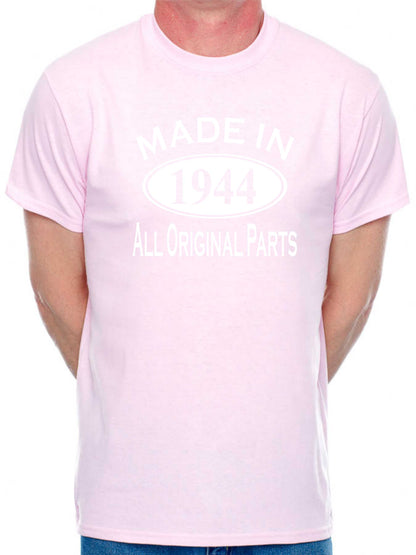 Made in 1944 80th Men's Birthday T-Shirt Age 80